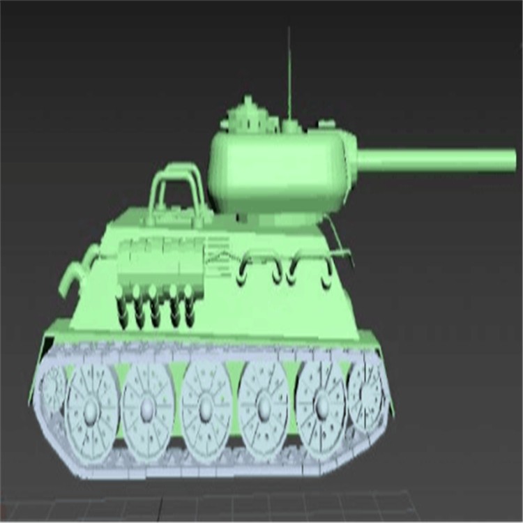 汇川充气军用坦克模型